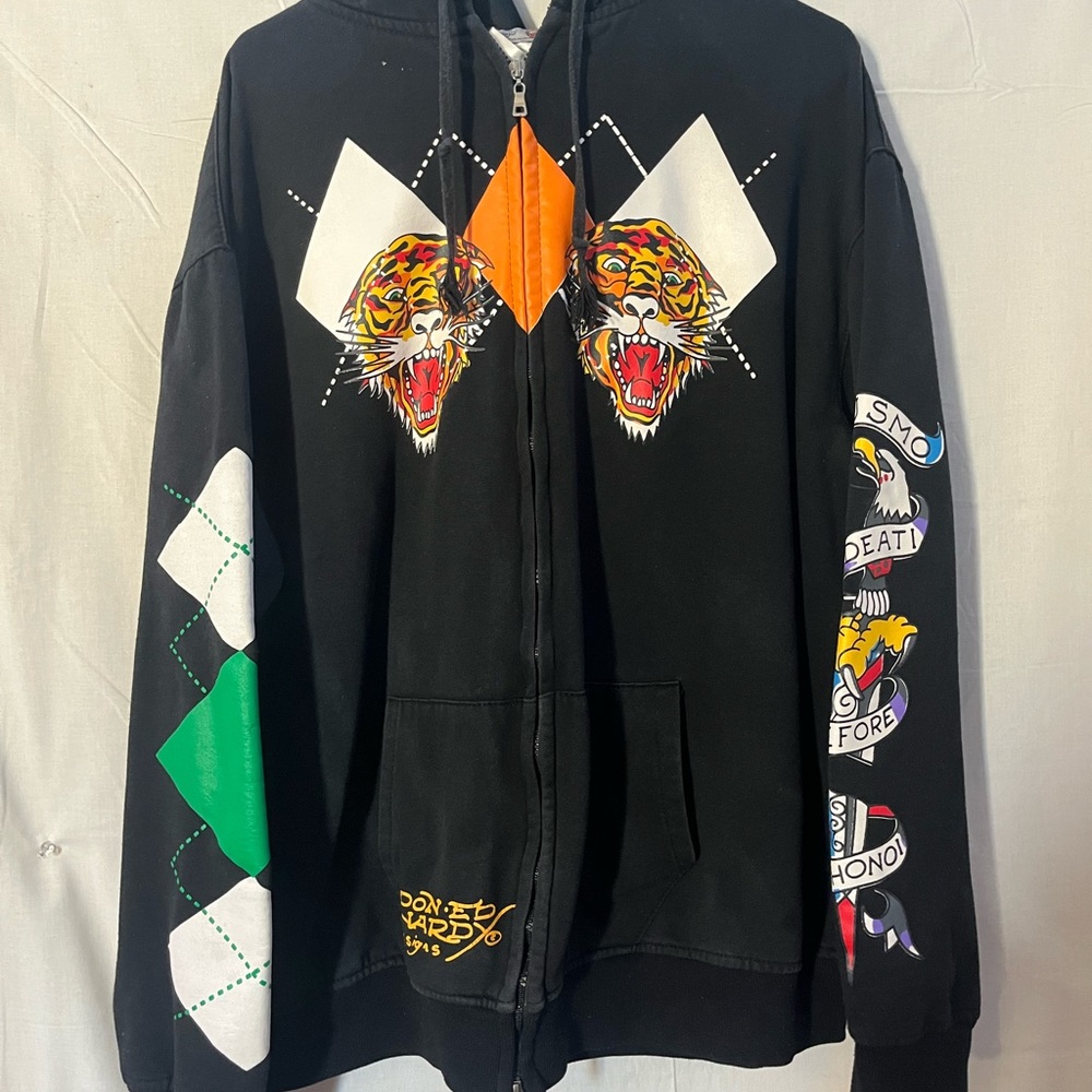 Ed hardy zip up